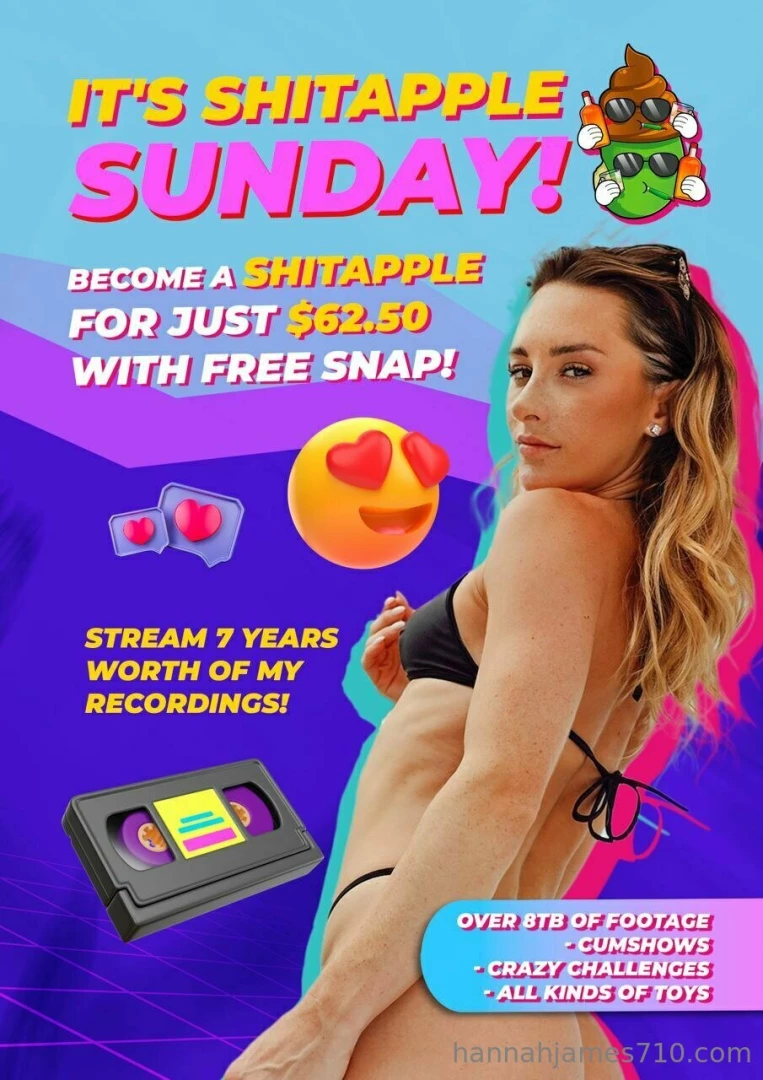 It s shitapple sunday become a shitapple for just 62 50 with free snap 