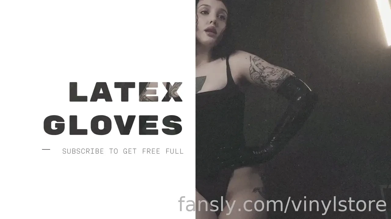 Latex opera gloves let s slow take it on latex rubber mistress goddess 
