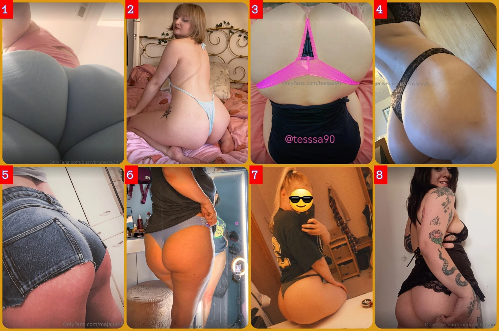 2024 best ass of the year by slimboygrfree round 1 group 7 swipe for part 4 