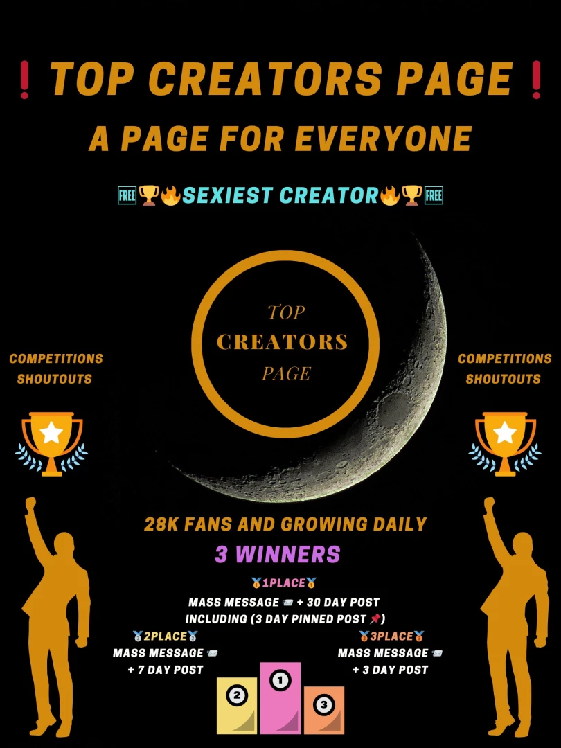 Sexiest creator first round 3 days vote the winner go to final prizes 