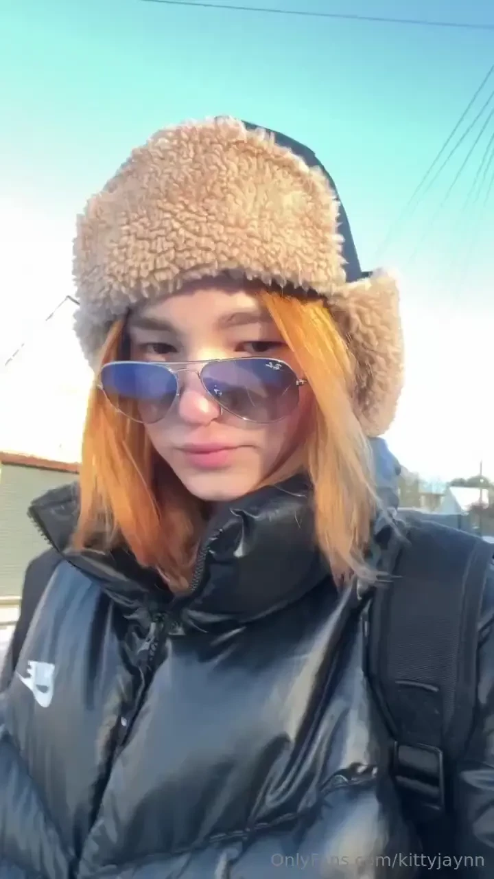 Strolling through this magical winter wonderland like i m the main 