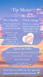 Summer is here so it s time to upgrade my tip menu slide into my dm