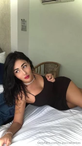 Classic black dress with a soft afternoon glow part 1