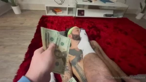 Yeah get your money s worth suck that toe master drew exposes me