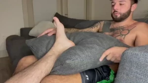 Another foot rub for master drew and another reward for me