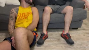 Master drew went on a run with no shoes on and came over right after