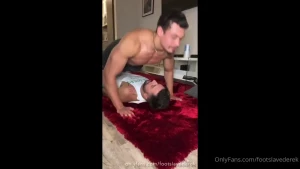 Xylo makes me worship his chest as he does pushups and rewards me