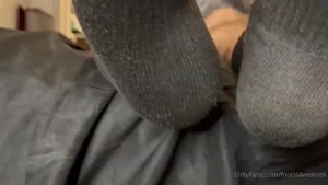 Slave pov - see what it s like to worship master drew s giant soles