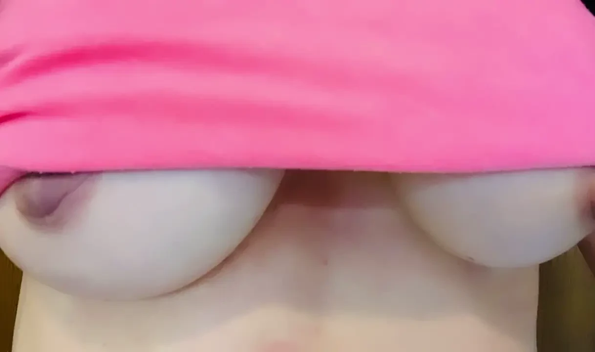 Happy my smushed sports bra boobies wanted to go on a bike ride part 1 