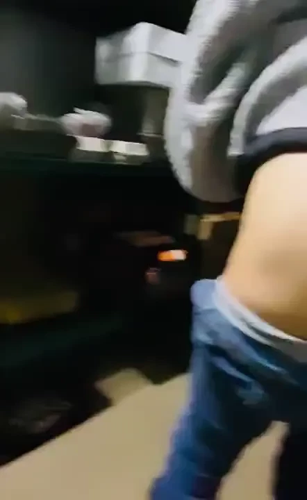 Happy nipple tease with my buns in jeans friday naughty in the walk in part 1 
