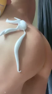 lilrosiedoll - Happy fun shaving cream cum on my buns before black friday shopping 