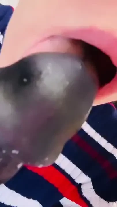 Happy oopies my dildo has lint on it from being wrapped in a towel in part 1 