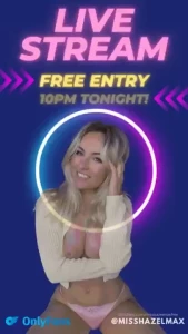 Are you joining me tonight for my naughty live stream