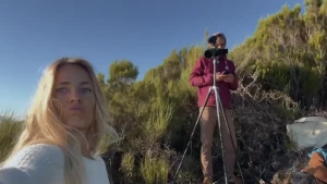 Above a sea of clouds