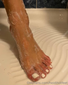Soapy feet