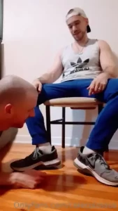 Foot worship fun - 10 min footworship it s been a long time but my bro