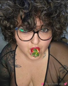 Sweet strawberries for breakfast but i m still craving the taste of