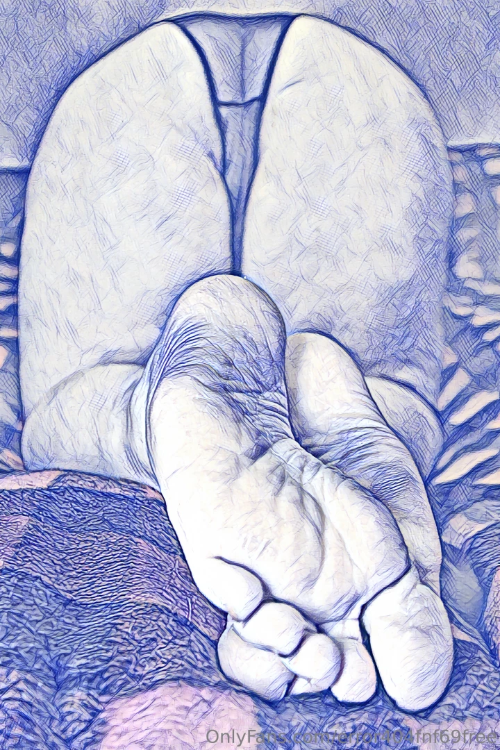The pencil art adds so much detail to the soles of my feet what do you 