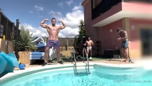 Morning chill and workout and posing melvinmoore manuel_dosio part 2