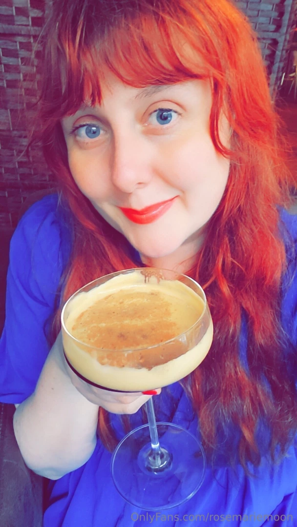 Just having a cocktail 