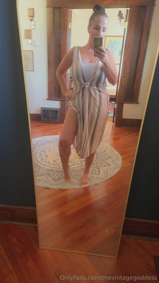 Sometimes the goddess dresses like one 