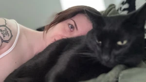 Two moods sleepy cat amp seductive queen guess which one i am today