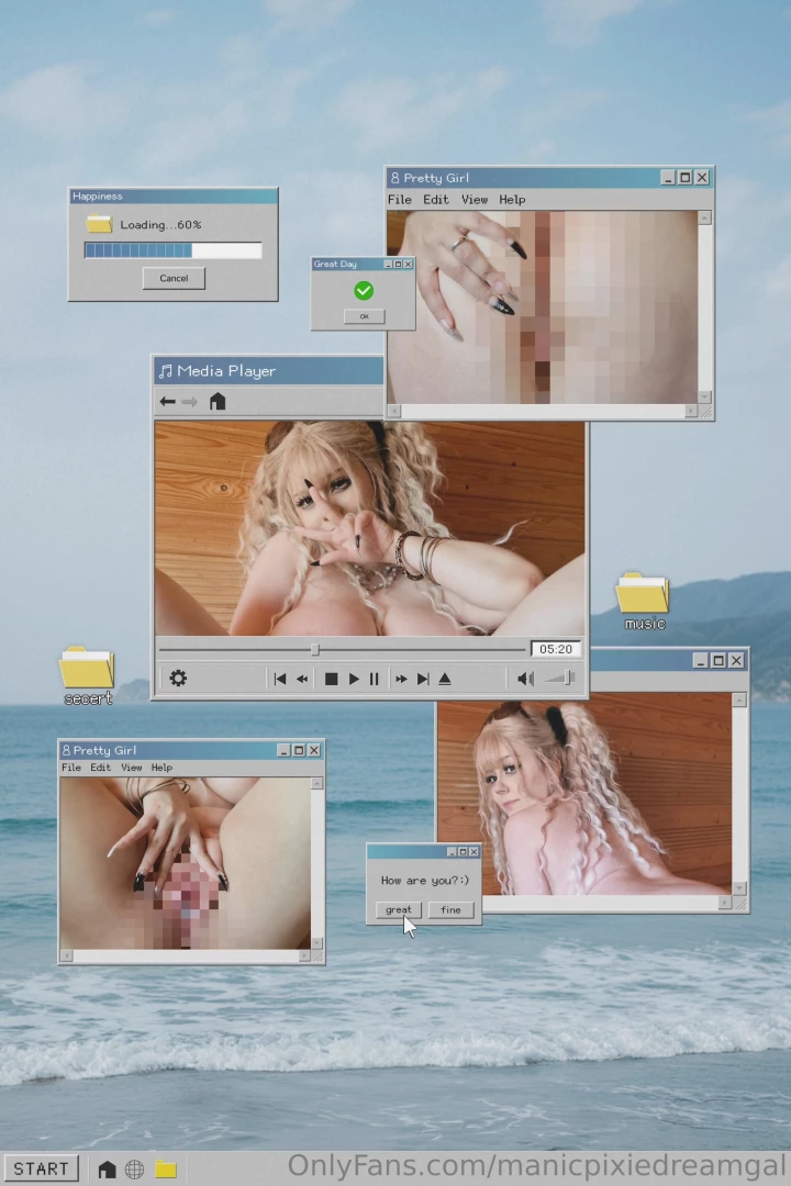 Went to wash myself at sauna after swimming and fooled around a bit 5 