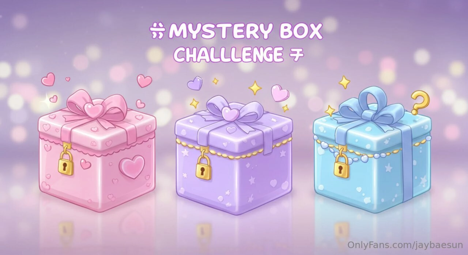 The mystery box challenge i ve prepared 3 mystery boxes each with a 