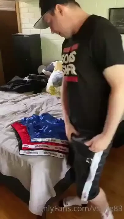 Wearing my sk8erboy gear and playing with my sk8erboy silky boxers 