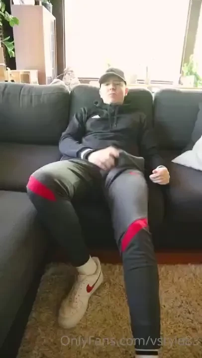 Relaxing on the couch with my nikes 