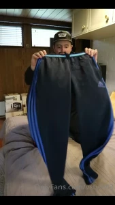 vstyle83 - Another awesome load on those cum rag adidas con16 trackies 