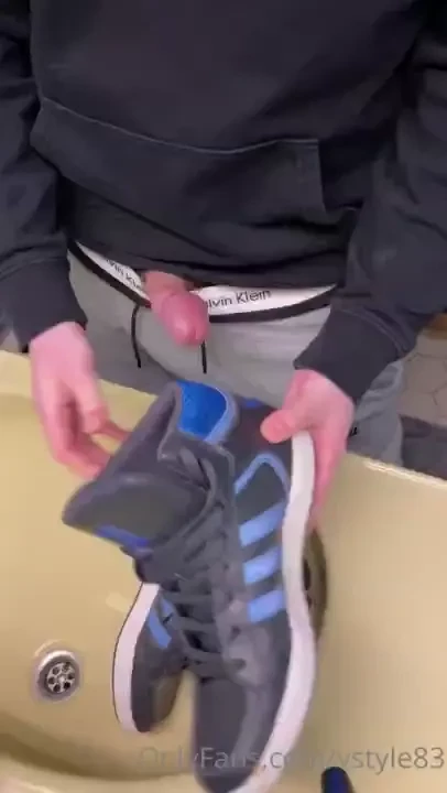 A massive load on my adidas sneakers 