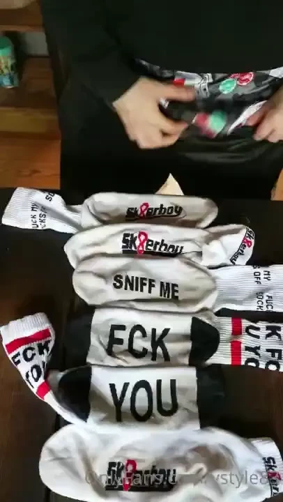 I ve never washed my sk8erboy socks 