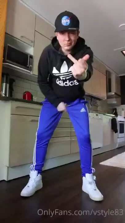 As requested by one of you i m standing in my adidas trackies and 