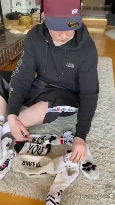 Having some fun with my sk8erboy socks collection 