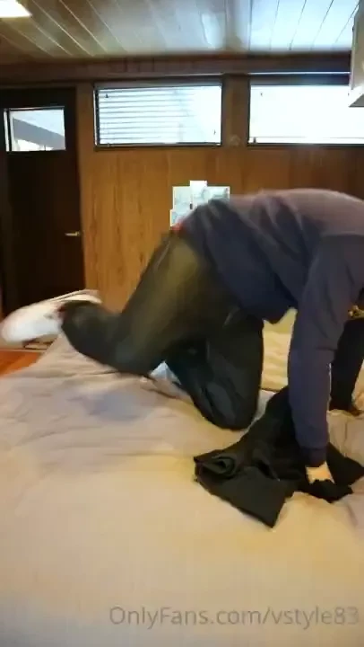 Shooting another nice load on my vans sweater 