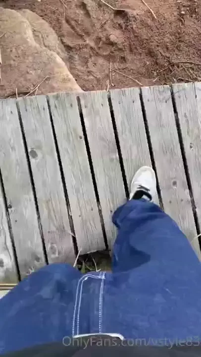 Wetnesday lakeside adventures part 1 sagging my cum stained baggy 