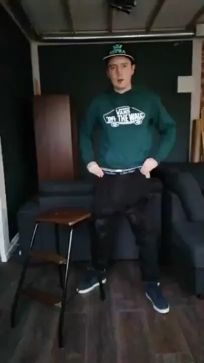 Jerking off and shooting my load on black calvins 