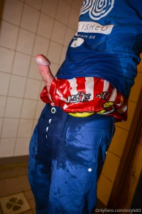 Such boning in wet silky boxers