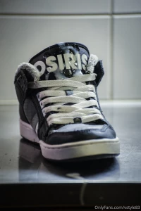 Who wants to lick this osiris sneaker clean