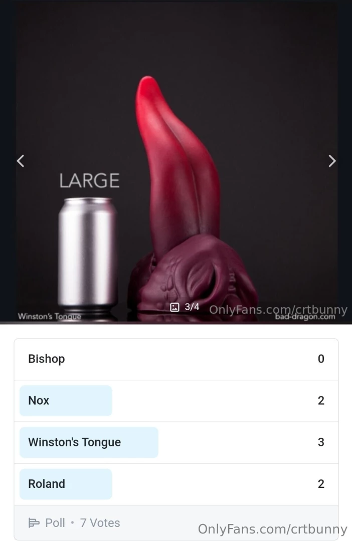 Seems like giant dragon tongue won the poll 