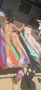 If you like hot girls laying around in bikinis-- splashing around a
