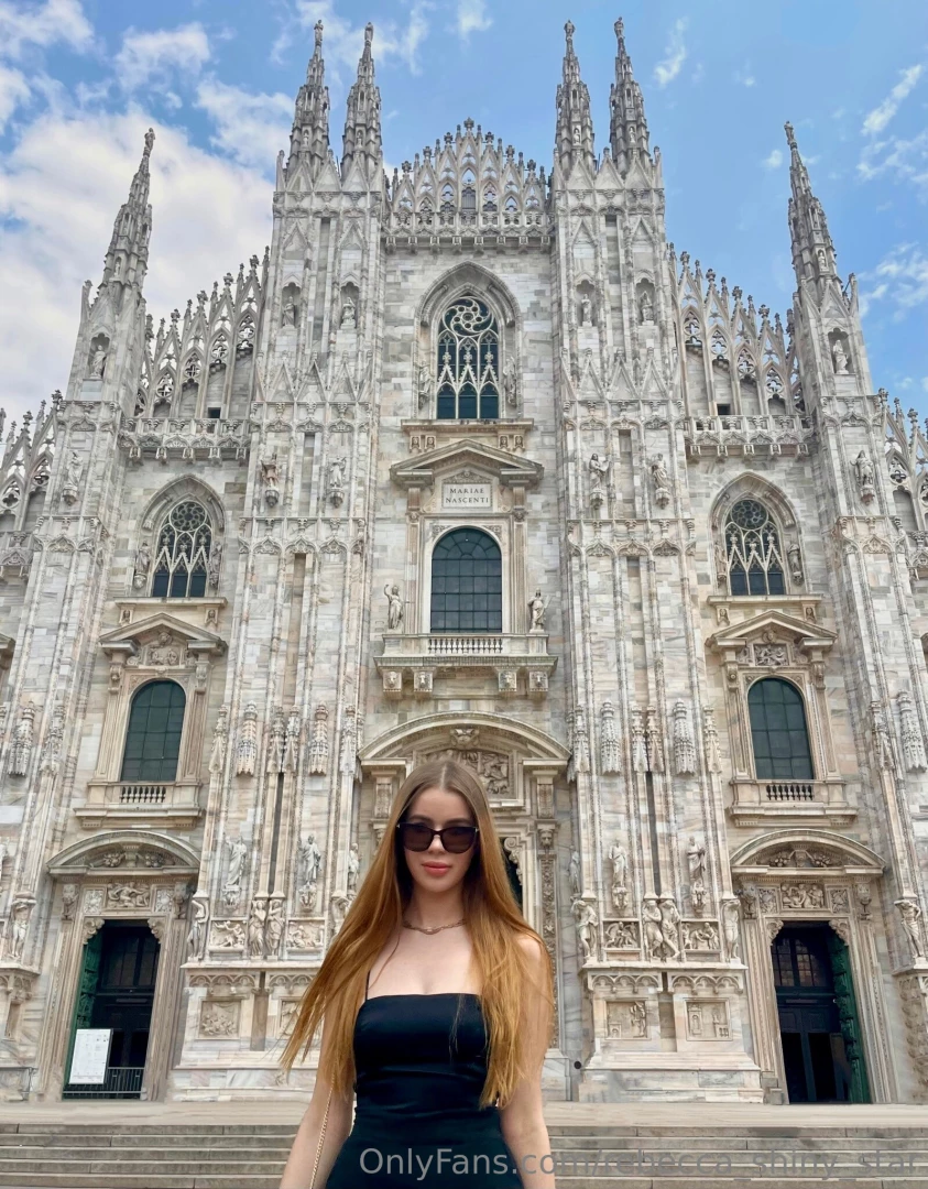 The milan cathedral made an incredible impression on me the grandeur 