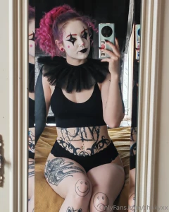 Did a little trial run for my halloween makeup 3 part 3