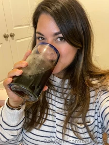 Having a nice saturday night drink