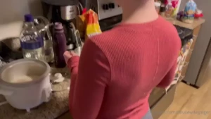 Hubby really likes this shirt with yoga pants he can t keep his hands