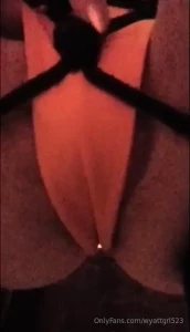 Thigh high s rope and new panties that really don t fit just right