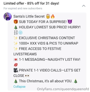 Christmas xxx party sunday 8pm on vip page join vip page with -85 off