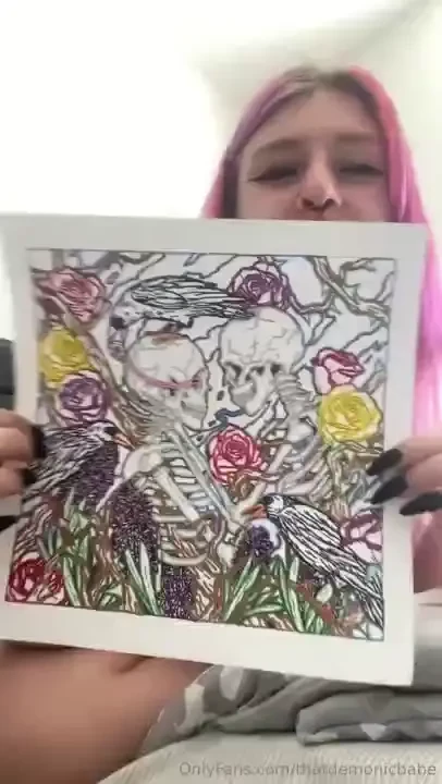 I am the art lol i am the canvas 