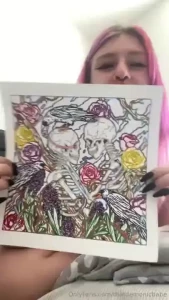 I am the art lol i am the canvas